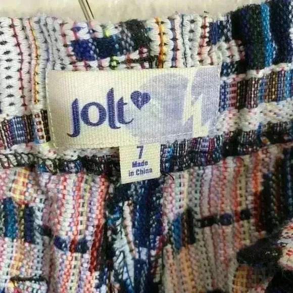 Jolt textured woven aztec shorts size 7 - Picture 5 of 9
